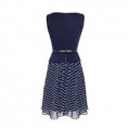 Vestido dois tons